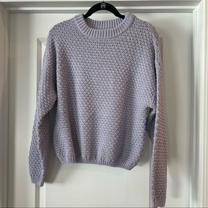 Lavender long sleeve sweater